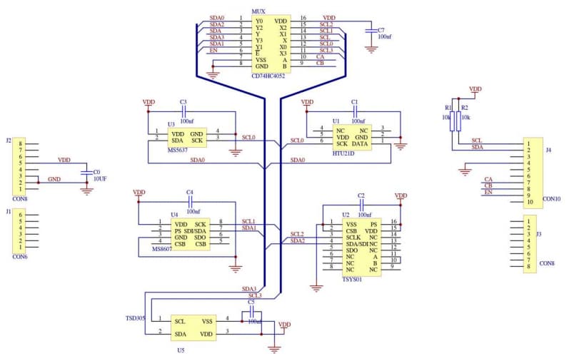 계통도 - TE Connectivity / Measurement Specialties MEAS 웨더 실드